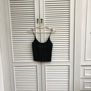 Pacsun String Malibu Black Tank Top
